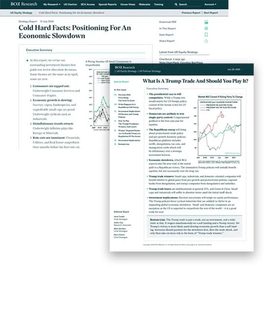 US Equity Strategy - What's Included