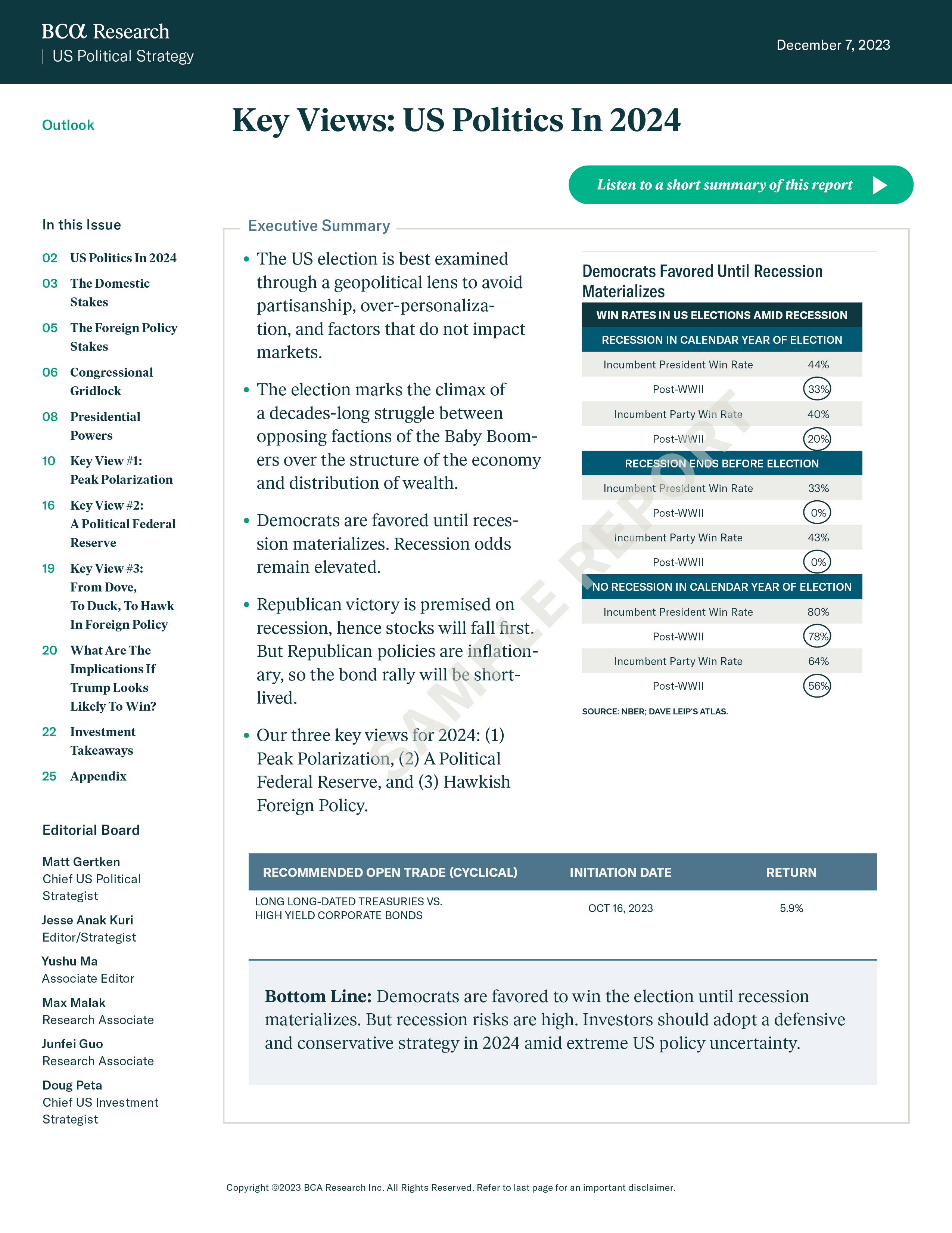 Key Views: US Politics In 2024